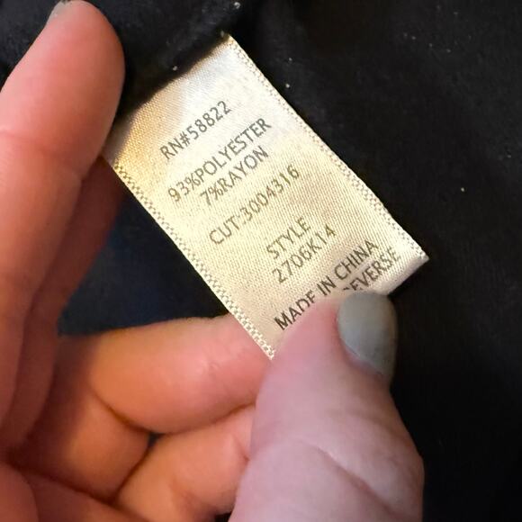 Max Studio Women’s XL Black White Tweed Wrap Mini Skirt Dark Academia Professor - Picture 7 of 7